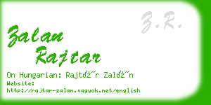 zalan rajtar business card